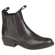 Twin Gusset Western Ankle Boot