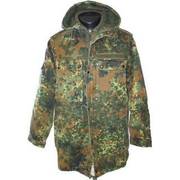 German Camo Parka with Quilted Liner