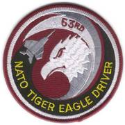 NATO Tiger Eagle Driver Cloth Badge