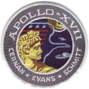 NASA Apollo XVII Flight Cloth Badge