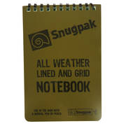 Snugpak Waterproof Lined and Grid Notebook