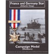 Miniature Medal - France and Germany Star