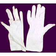 British White Cotton Gloves