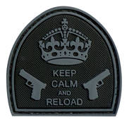 PVC Badge - Keep Calm and Reload