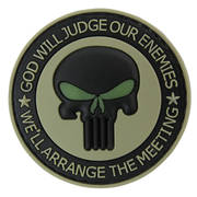 PVC Badge - God Will Judge