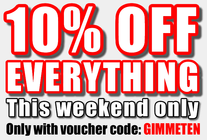 10 Percent Off This Weekend