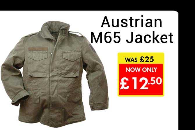 50% Off Austrian M65 Jackets