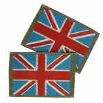 Military Combat Sleeve Union Jack - Pack of 2