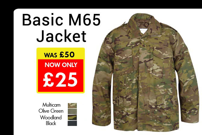 50% Off Basic M65 Jackets