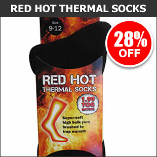 Red Hot Thermal Socks