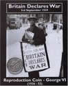 George VI Threepence (replica) in Britain Declares War info pack