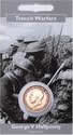 George V Halfpenny (original) in WW1 info pack