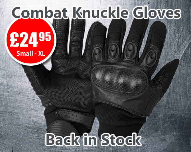 Combat Knuckle Gloves Back in Stock