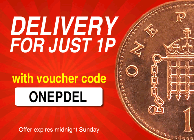Delivery for just 1p
