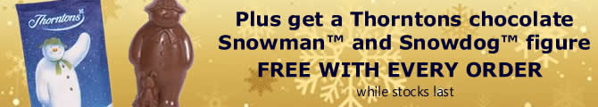Free Thorntons Chocolate Snowman and Snowdog
