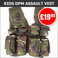 Kids DPM Camo Assault Vest