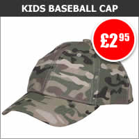 Kids Multicam Baseball Cap