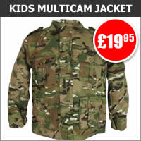 Kids Multicam Padded Jacket