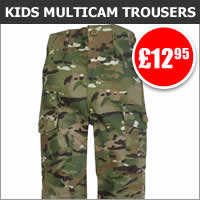 Kids Multicam Combat Trousers