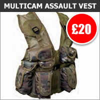 Kids Multicam Assault Vest
