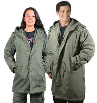 Mens and Womens M51 Fishtail Parkas