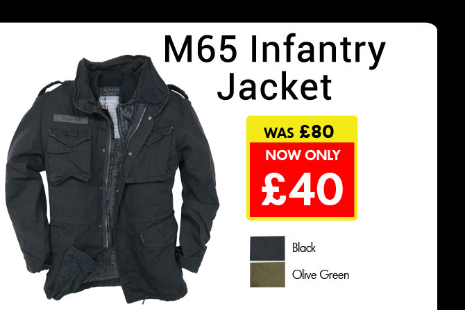 50% Off M65 Infantry Jackets