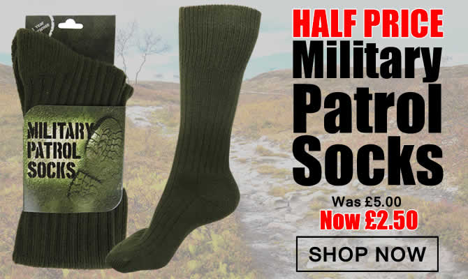 Half Price Military Patrol Socks