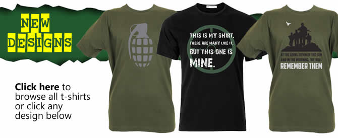 New Army T-Shirt Designs