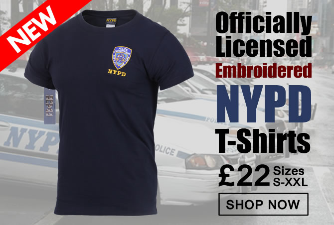 NYPD Embroidered T-Shirts