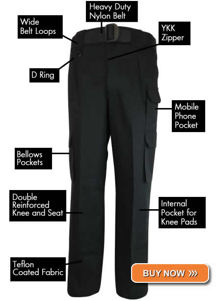 Tactical Combat Trousers with Teflon Coating