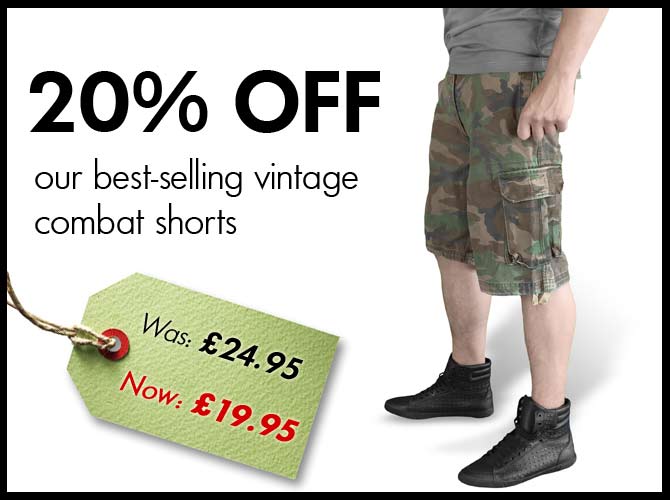 Vintage Combat Shorts Offer