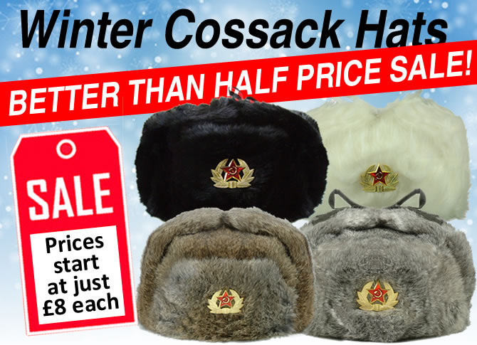 Winter Cossack Hats Better Than Half Price Sale