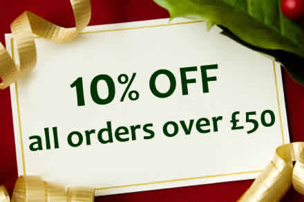 10% off all orders over £50