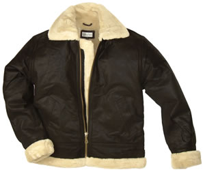 Our version of the classic B-3 leather bomber jacket