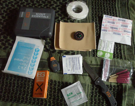 The full ration pack contents