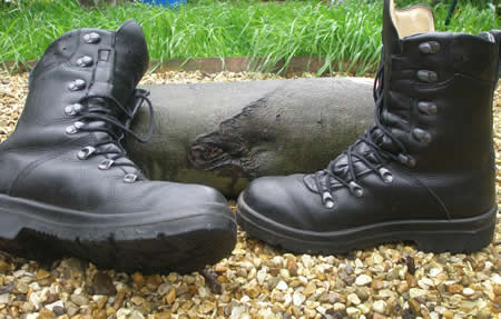 German army para boots