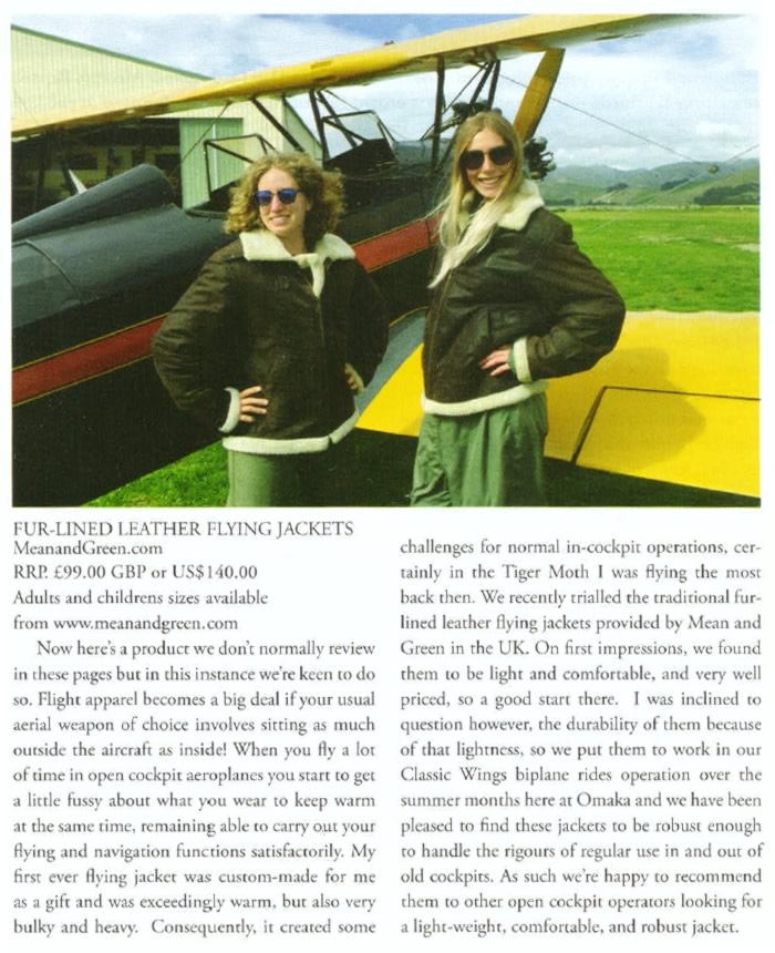 Copyright Classic Wings Magazine