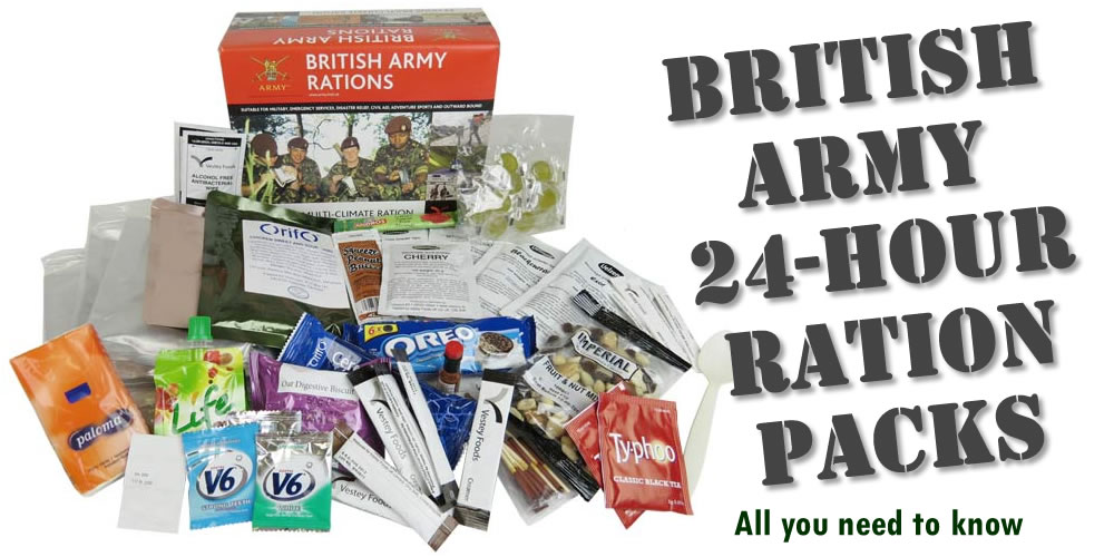 British Army 24-hour Ration Packs