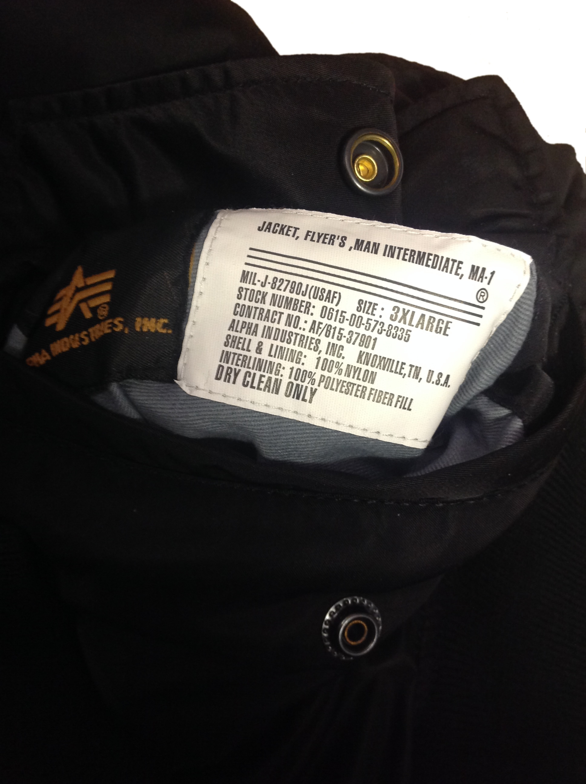 Alpha industries tag for sale sale