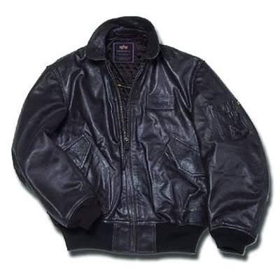 Alpha Industries Leather CWU/45P Flight Jacket