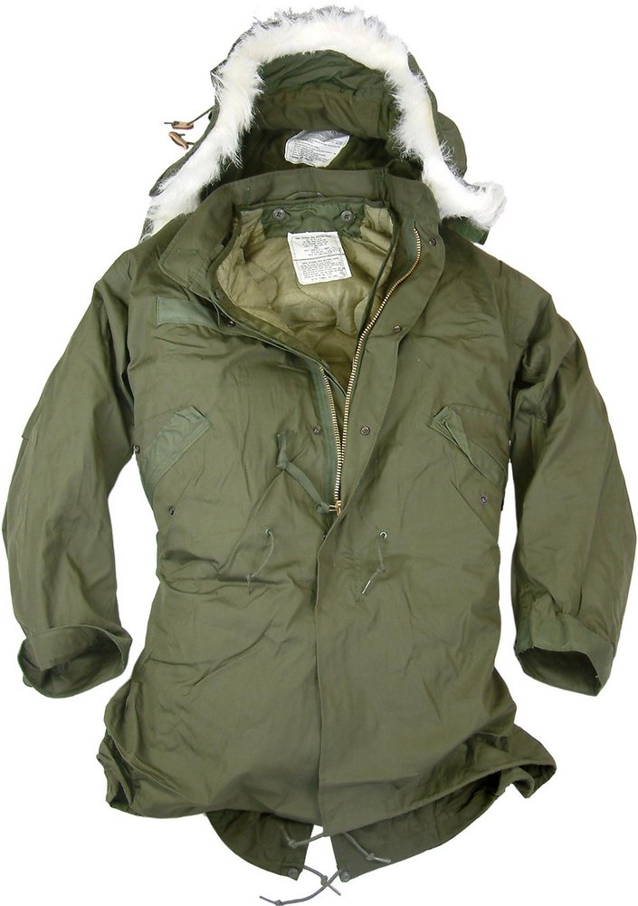 New US Fishtail Parka With Hood by US Army