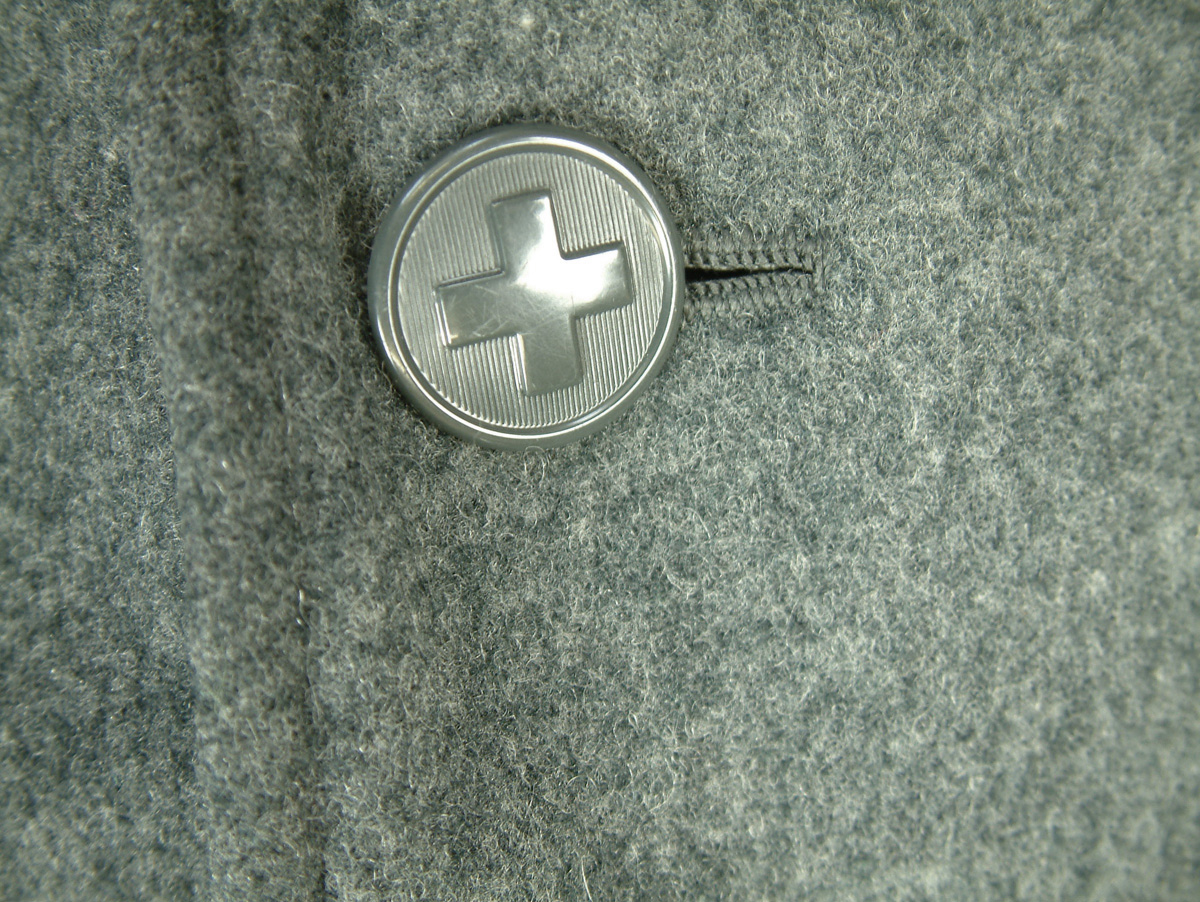 Swiss Grey Greatcoat by Swiss Army
