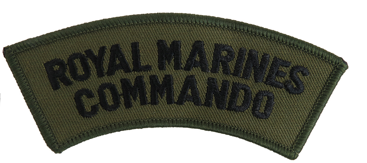 Royal Marines Subdued Shoulder Flash