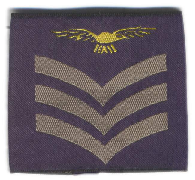 Rank Slide - RAF Sergeant Aircrew