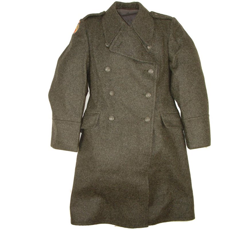 Danish Wool Overcoat by Danish Army