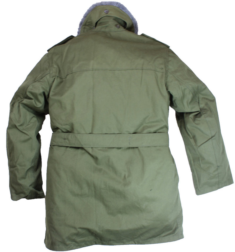 Czech Army Fur Lined Parka with Hood