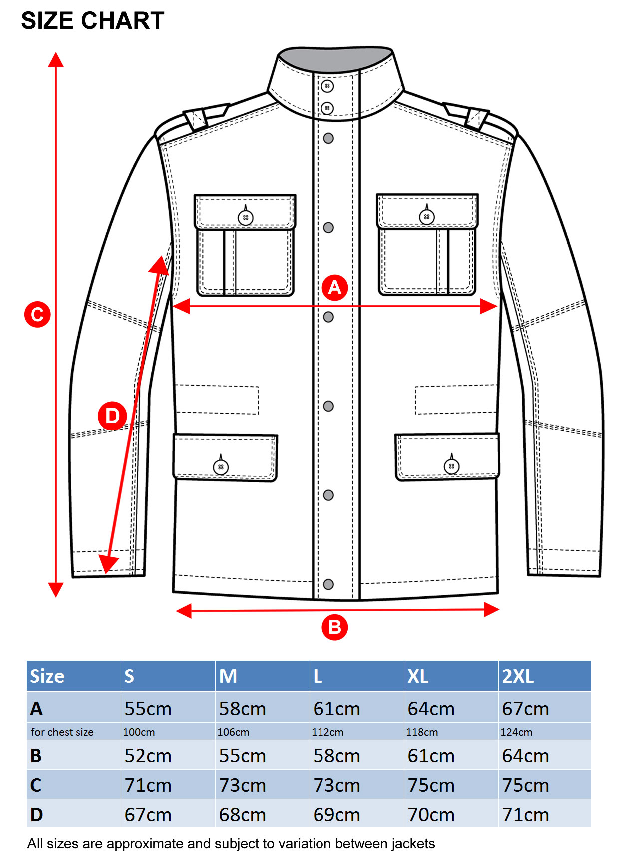 Medizinisch Wagen Molekül brandit size chart Im Detail Menge Bauen auf