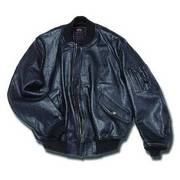 Alpha Industries Leather MA1 Flight Jacket