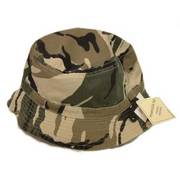 Reversible Camo and Beige Bush Hat