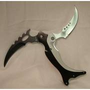 Martinez Albainox Black Chrome Twin Blade Knife